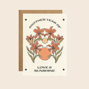 Another Year of Love and Sunshine Card