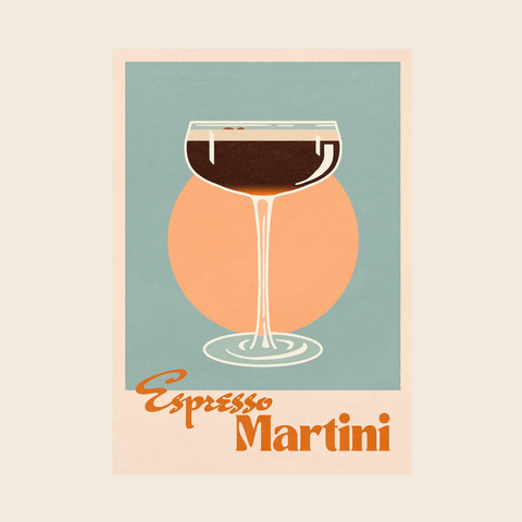 Espresso Martini Print by Cai and Jo