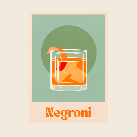Negroni Print by Cai and Jo
