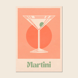 Martini Print by Cai & Jo
