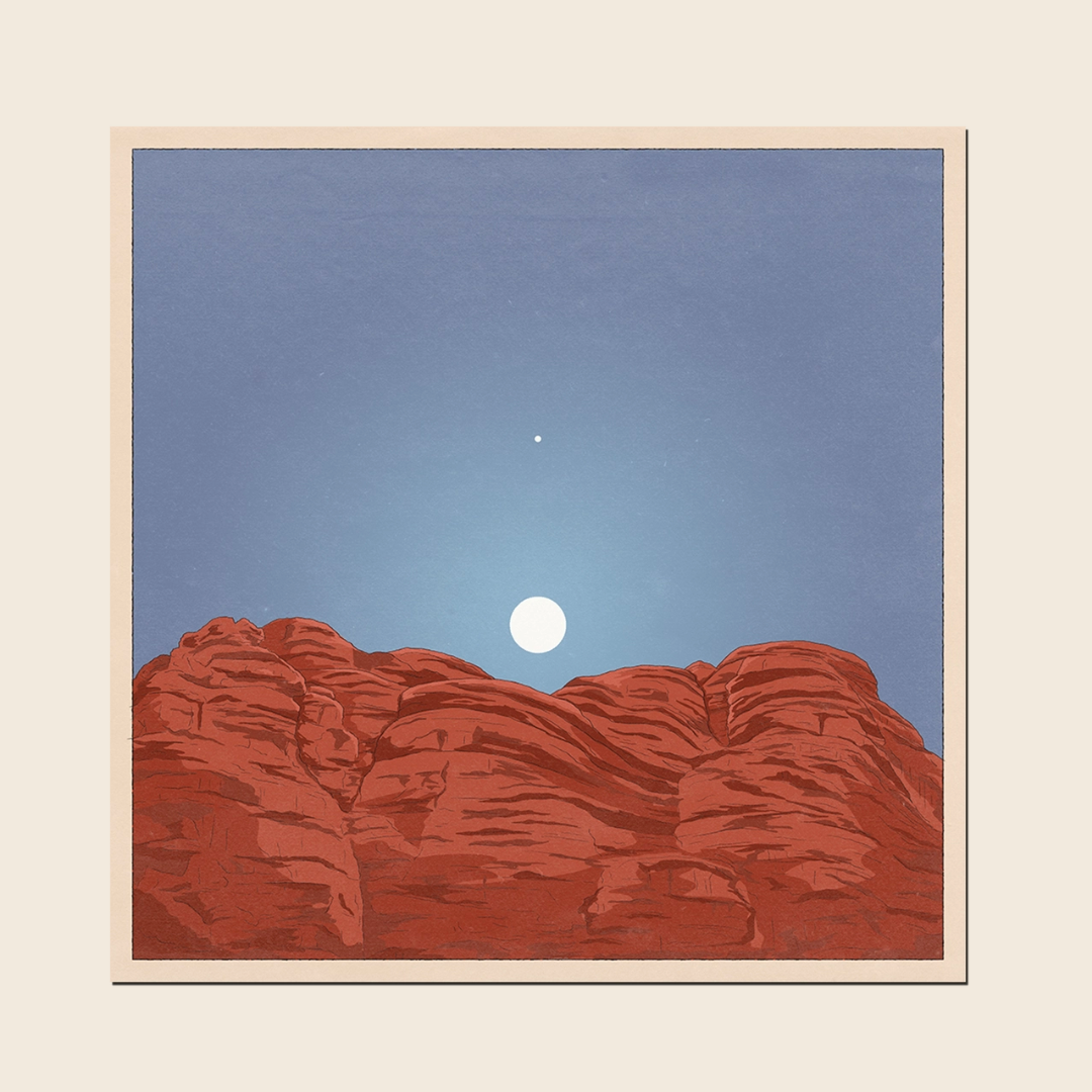 Valley of the moon print by Cai and Jo