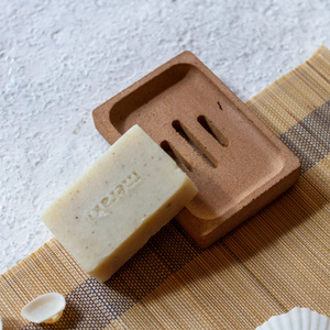 Jesmonite Soap Dish | Terracotta Brick