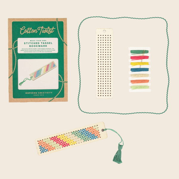 Stitched Tassel Bookmark Craft Kit