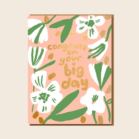 Congrats On Your Big Day Card