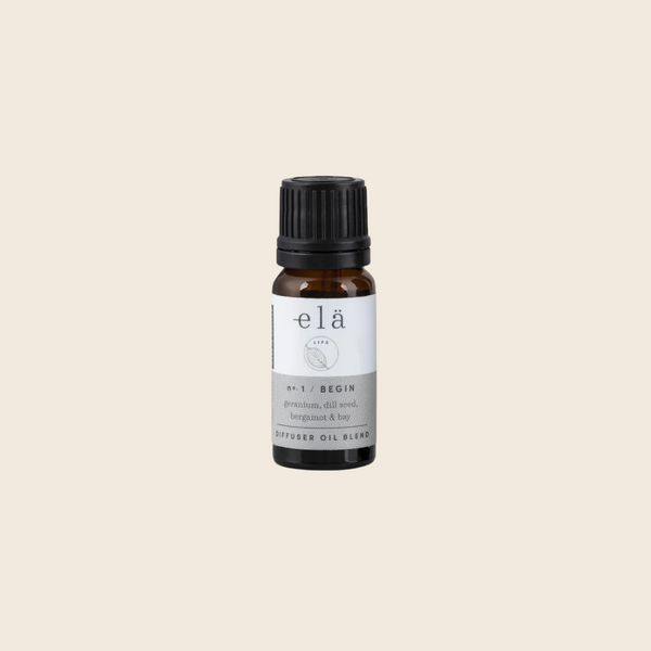 Begin Aromatherapy Essential Oil Blend | Geranium, Dill Seed, Bay and Bergamot