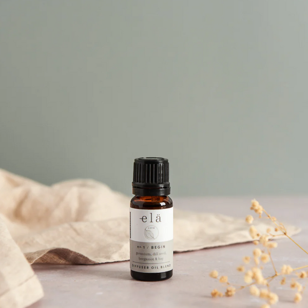 Begin Aromatherapy Essential Oil Blend | Geranium, Dill Seed, Bay and Bergamot