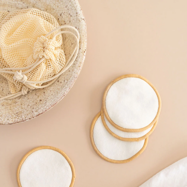 Reusable Cotton and Bamboo Skincare Pads | Pack of 7