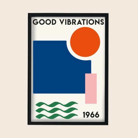 Good Vibrations Print | A3