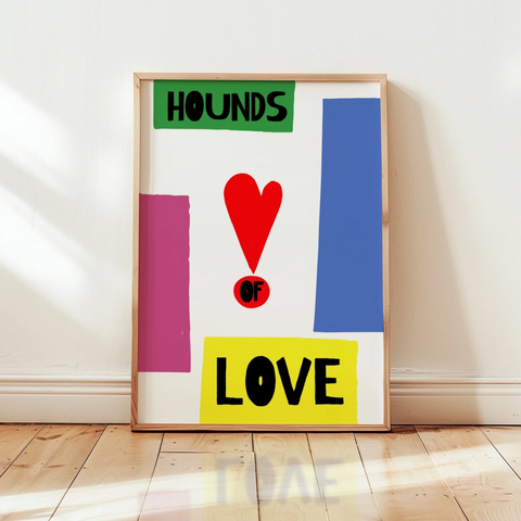 Hounds Of Love Print | A4