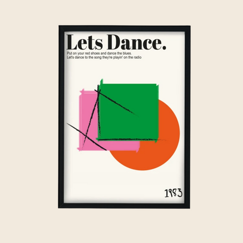 Fan Club Let's Dance Print