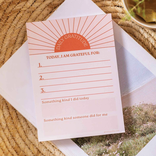 Daily Gratitude Pad