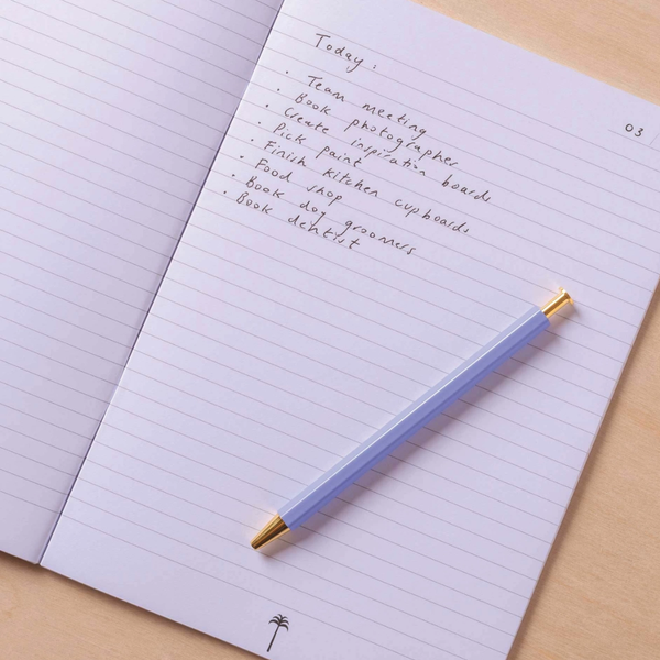 Peach and Cherry Check Notebook | Lined Pages
