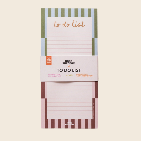 Striped To Do List Pad