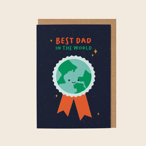 Best Dad In The World Card