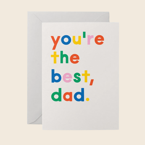 The Best Dad Card