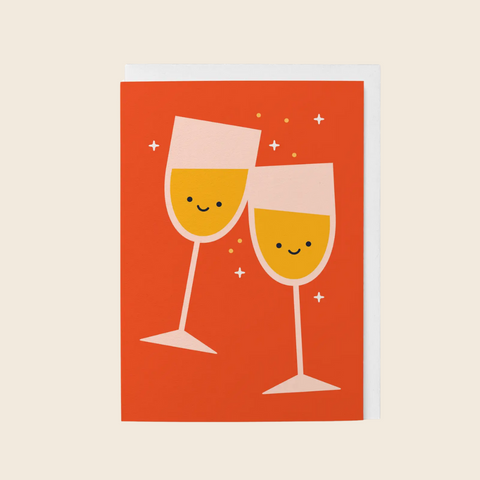 Cheers and Smiles Congrats Card