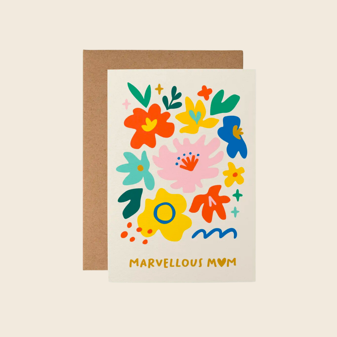 Marvellous Mum Flowers Card