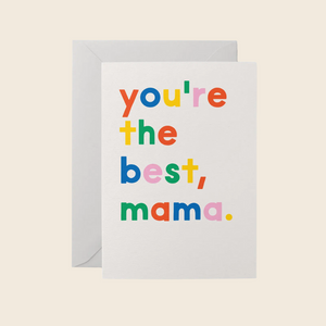 The Best Mama Card