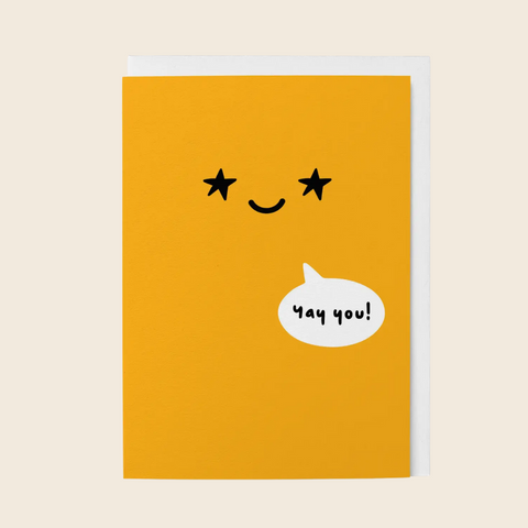 Yay You Smiley Card Card