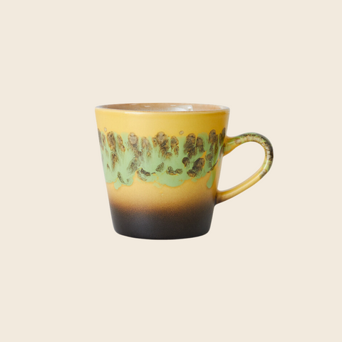 HKLIVING 70s Ceramics Americano Mug | Kelp Green