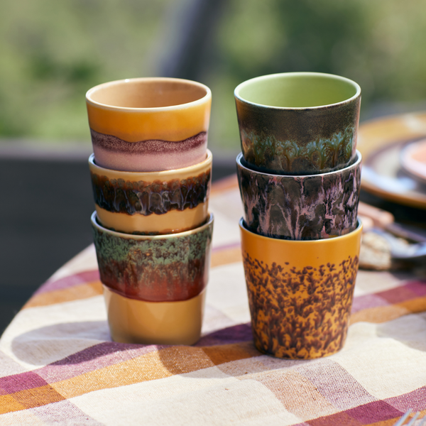 HKLIVING 70s Ceramics Coffee Cup | Sunset