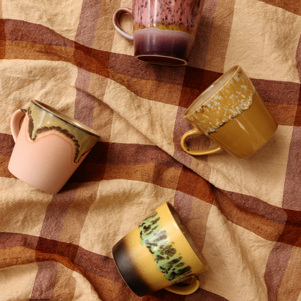 HKLIVING 70s Ceramics Americano Mug | Kelp Green