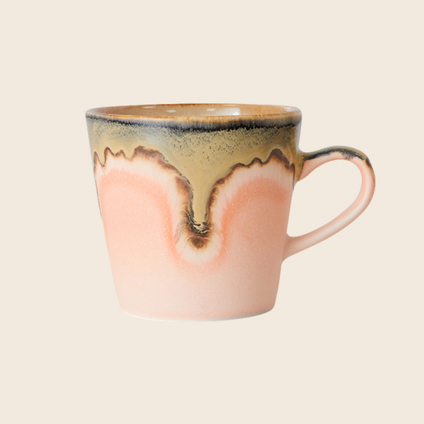 HKLIVING 70s Ceramics Americano Mug | Blossom