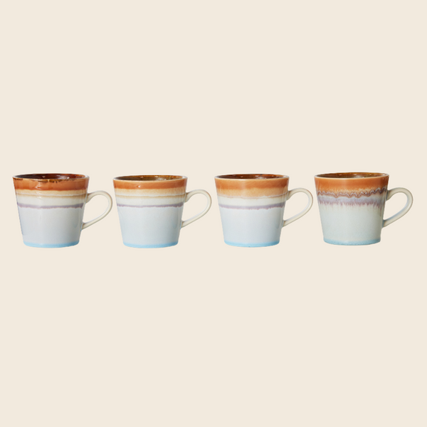 HKLIVING 70s Cappuccino Mug | Ash