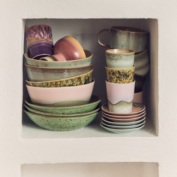 HKLIVING 70s Ceramics Coffee Cup | Fjord