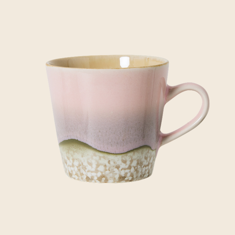 HKLIVING 70s Ceramics Americano Mug | Muse Pink