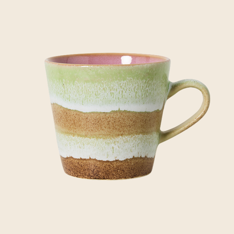 HKLIVING 70s Ceramics Americano Mug | Umber