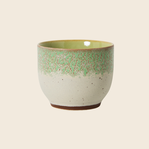 HKLIVING 70s Ceramics Café Cup | Chalk Green