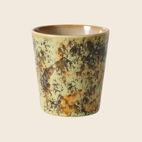 HKLIVING 70s Ceramics Coffee Cup | Fjord