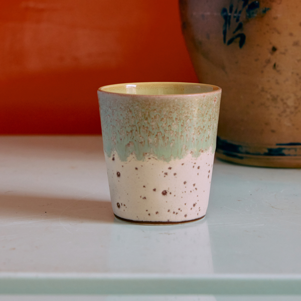 HKLIVING 70s Ceramics Coffee Cup | Slush Green