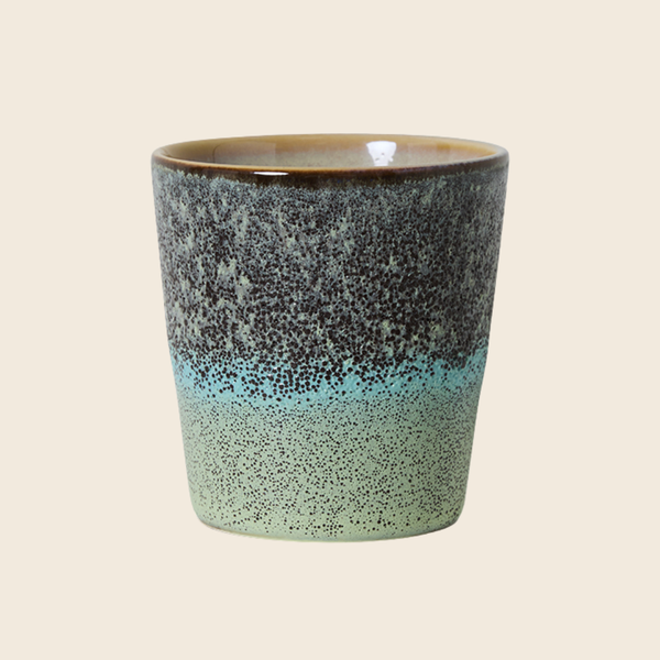 HKLIVING 70s Ceramics Coffee Cup | Thicket Blue