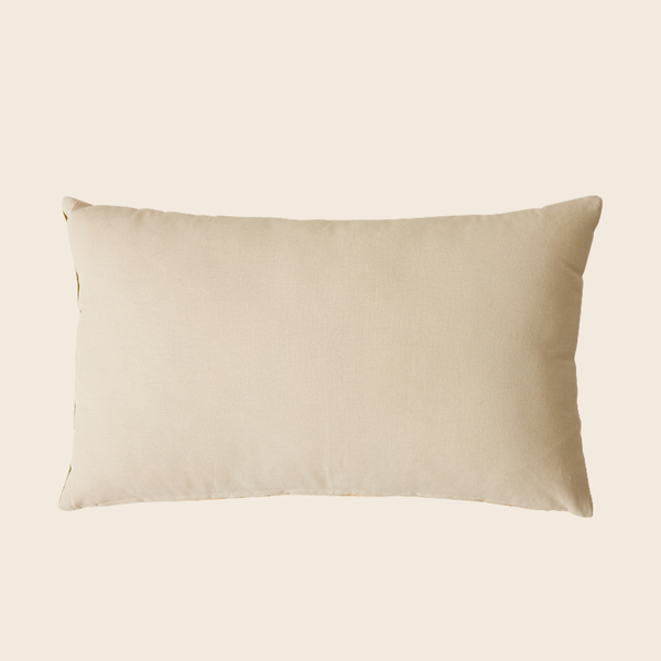 HKLIVING Velvet Striped Cushion | Gold and Pink