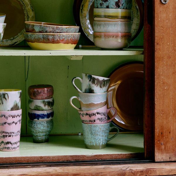 HKLIVING 70s Cappuccino Mug | Verdigris