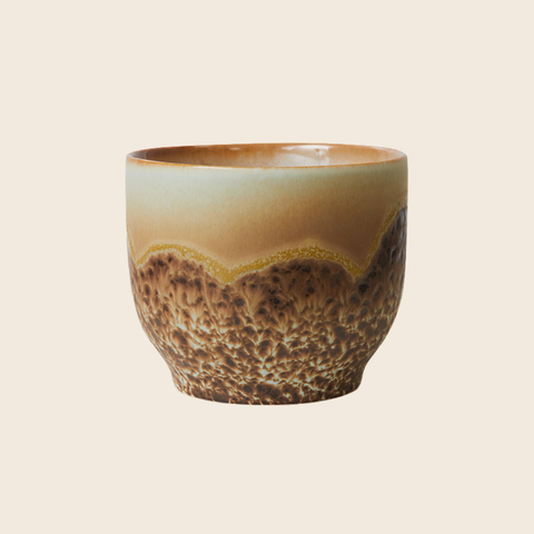 HKLIVING 70s Ceramics Café Cup | Shell