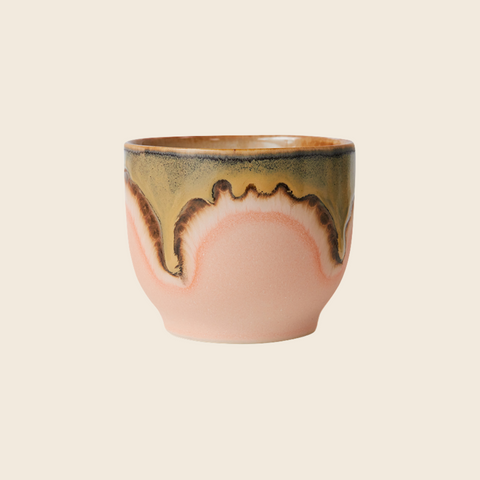 HKLIVING 70s Ceramics Café Cup | Blossom