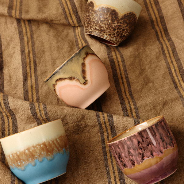 HKLIVING 70s Ceramics Café Cup | Shell