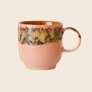 HKLIVING 70s Ceramics Café Mug | Lush Pink