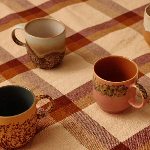 HKLIVING 70s Ceramics Café Mug | Lush Pink
