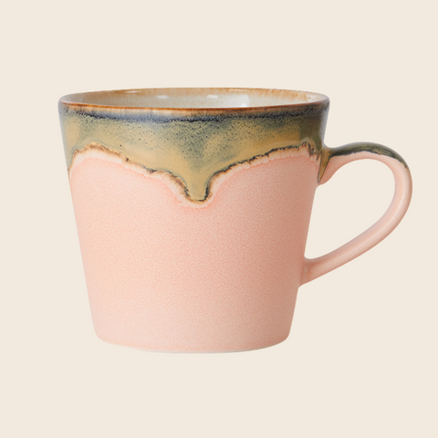 HKLIVING 70s Cappuccino Mug | Blossom Pink