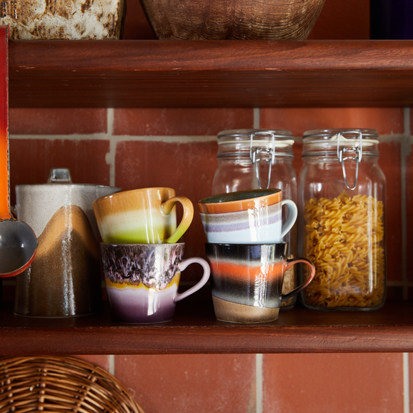 HKLIVING 70s Cappuccino Mug | Ash
