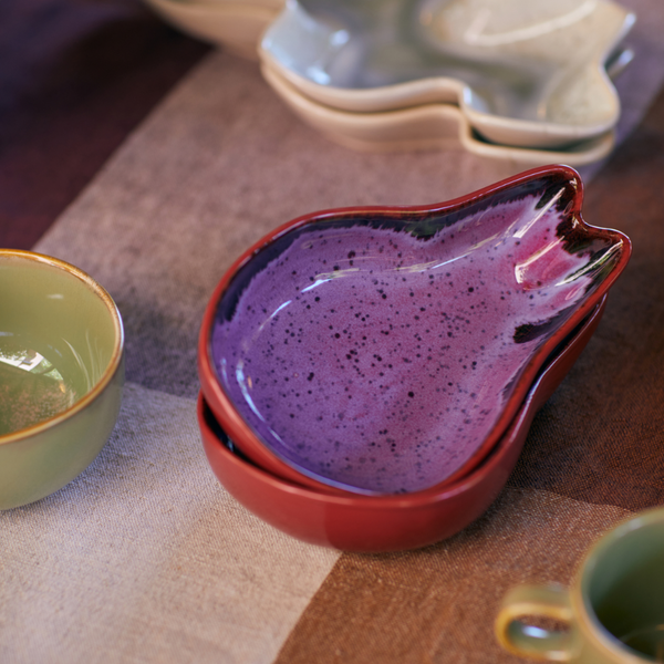 HKLIVING Shell Bowl | Dragonfruit Purple