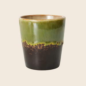 HKLIVING 70s Ceramics Coffee Cup | Algae Green