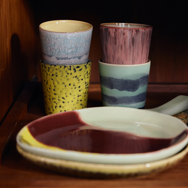HKLIVING 70s Ceramics Coffee Cup | River Blue