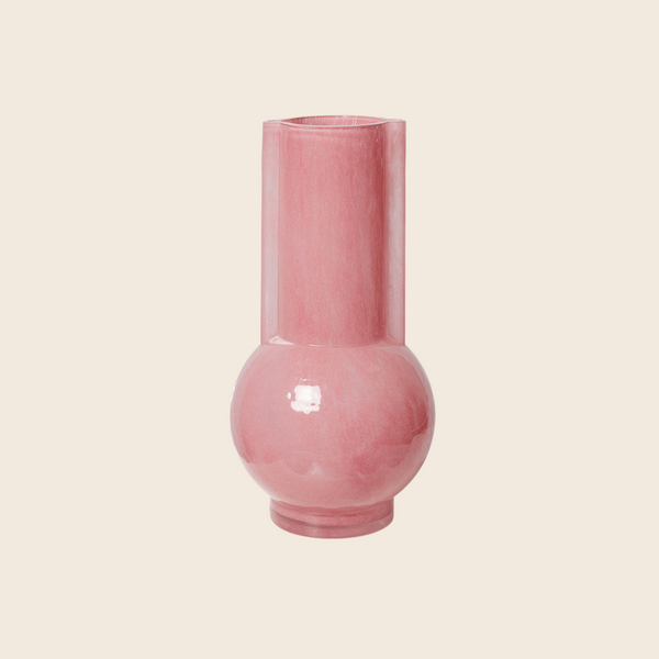 HKLIVING Glass Vase | Flamingo Pink