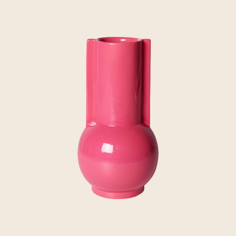 HKLIVING Ceramic Vase | Hot Pink
