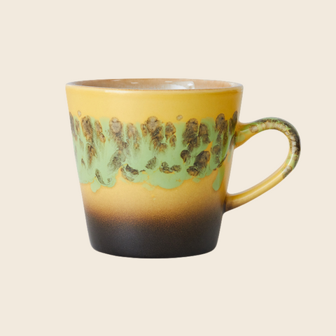 HKLIVING 70s Ceramics Americano Mug | Kelp Green